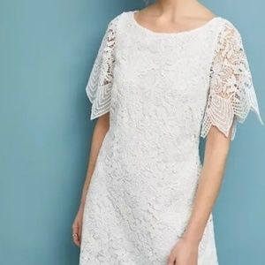 Anthropologie Elegant Charleston Lace Mini Dress